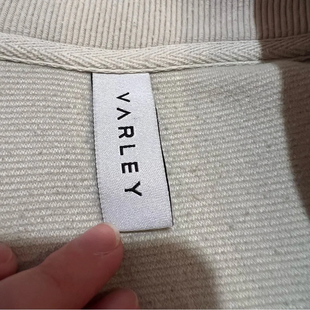 Varley Cream Bomber Jacket - Picture 5 of 9